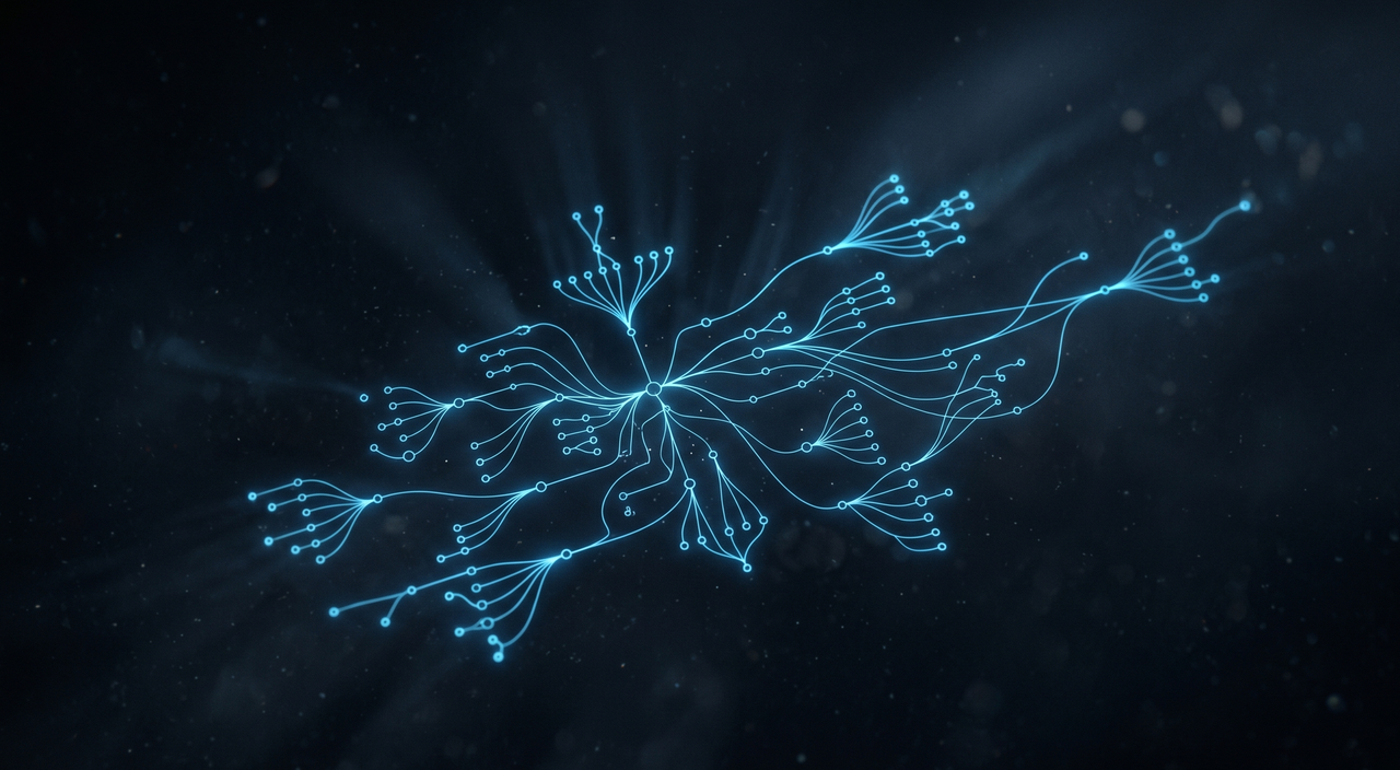 Abstract visualization of interconnected automation workflows